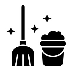 Vector Design Mop Icon Style