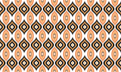 Geometric ethnic flower pattern for background,fabric,wrapping,clothing,wallpaper,Batik,carpet,embroidery style.	