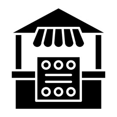 Vector Design Carpet Stall Icon Style