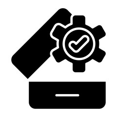 Vector Design Checking Icon Style