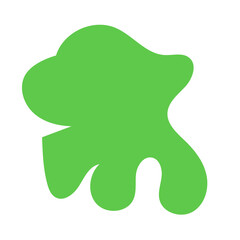 Green Abstract Blob Shapes