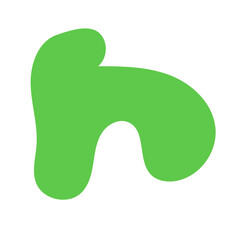 Green Abstract Blob Shapes