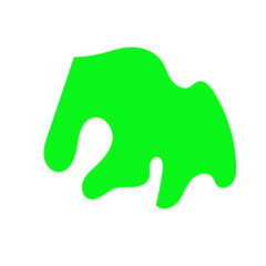 Green Abstract Blob Shapes