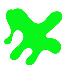 Green Abstract Blob Shapes
