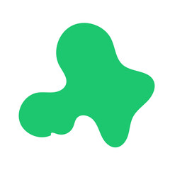 Green Abstract Blob Shapes