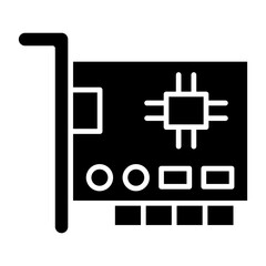 Vector Design Network Interface Card Icon Style