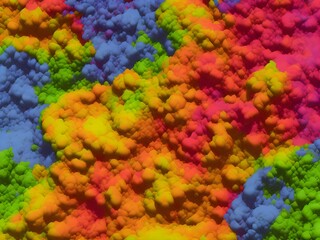 Fototapeta na wymiar 3D Colorful texture color splash background