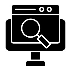 Vector Design Online Search Icon Style