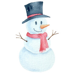 snowman with hat