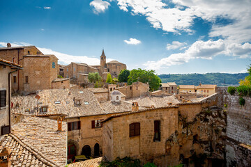 Orvieto old town view, Italy