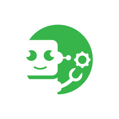 Robot logo images  illustration