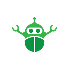 Robot logo images  illustration