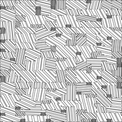 Abstract striped textured geometric pattern. Line Art Pattern.