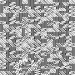 Abstract striped textured geometric pattern. Line Art Pattern.