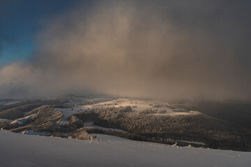 Romantischer Sonnenuntergang auf der Wasserkuppe/Rhön 9