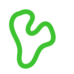 Green Lines Abstract Transparent 