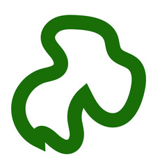 Green Lines Abstract Transparent 