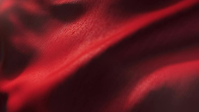 Waving luxury red cloth texture. Abstract background. Good for text or logo placement