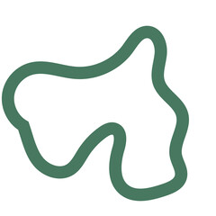 Green Lines Abstract Transparent 