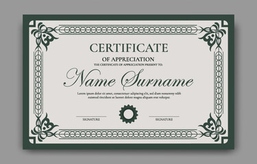 Victorian Classic Certificate Template Background