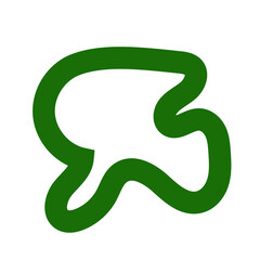 Green Lines Abstract Transparent 