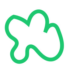 Green Lines Abstract Transparent 