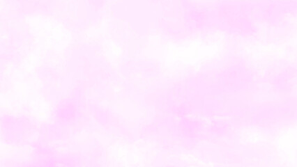 Pink sky background with white clouds. artistic soft cloud and sky 