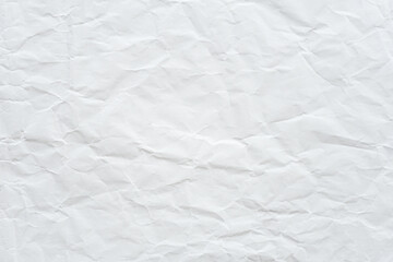 White crumple paper texture background