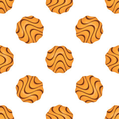Pattern homemade cookie different taste in pastry biscuit