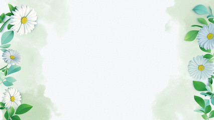 Obraz premium Flower Frame Background