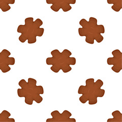 Pattern homemade cookie different taste in pastry biscuit