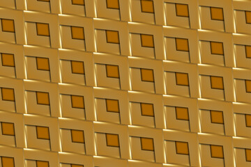 Orange and brown vector seamless pattern. Modern stylish texture. Geometric striped ornament. Monochrome linear braids