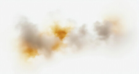 Luxury elegant gold smoke white background