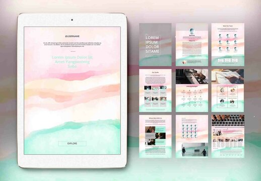 E-Aesthetic Proposal Templates