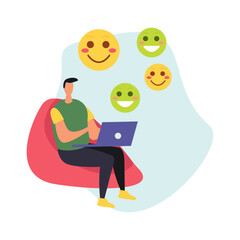 Customer Reactions Flat Composition