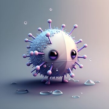 A nice and cute virus helps a virus in danger