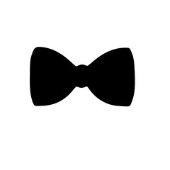 black tie isolated