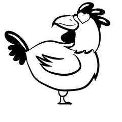 cartoon chicken