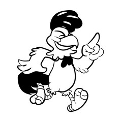 cartoon chicken