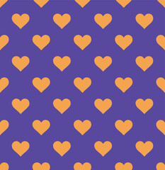 Abstract Monochrome Hearts Minimal Pattern Vector Seamless Design Perfect for Allover Fabric Print or Wrapping Paper Trendy Fashion Colors Simple Look