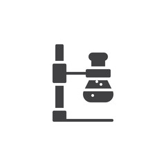 Test tube rack vector icon
