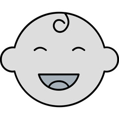 Baby vector icon easily modify

