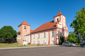 Fototapeta na wymiar Calvinist church in Sulechow, Lubusz Voivodeship, Poland