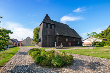Church of Saint Apostles Szymon and Judy Tadeusz in Kosieczyn, Lubusz Voivodeship, Poland	