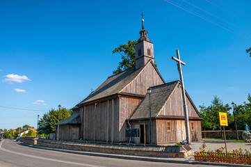 Wooden church of St. Klemens in Lgota Wielka, Lodz Voivodeship, Poland	
