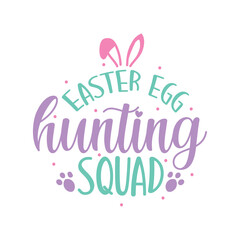 Easter Egg Hunting Squad vector file