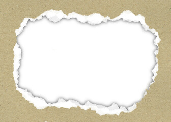 Obraz premium torn paper isolated on transparent background