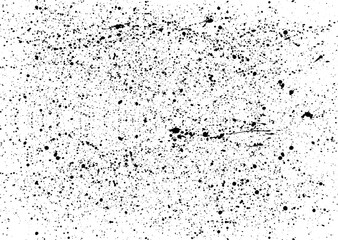 Recurso de fondo abstracto; textura de salpicaduras de pintura negra, tinta negra salpicada. Textura sucia grunge. Chorro de pintura real, salpicado con spray