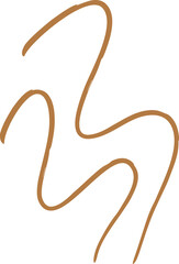 Abstract organic shape doodle