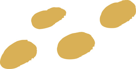 Abstract organic shape doodle